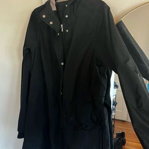 Black Athleta Rain Jacket